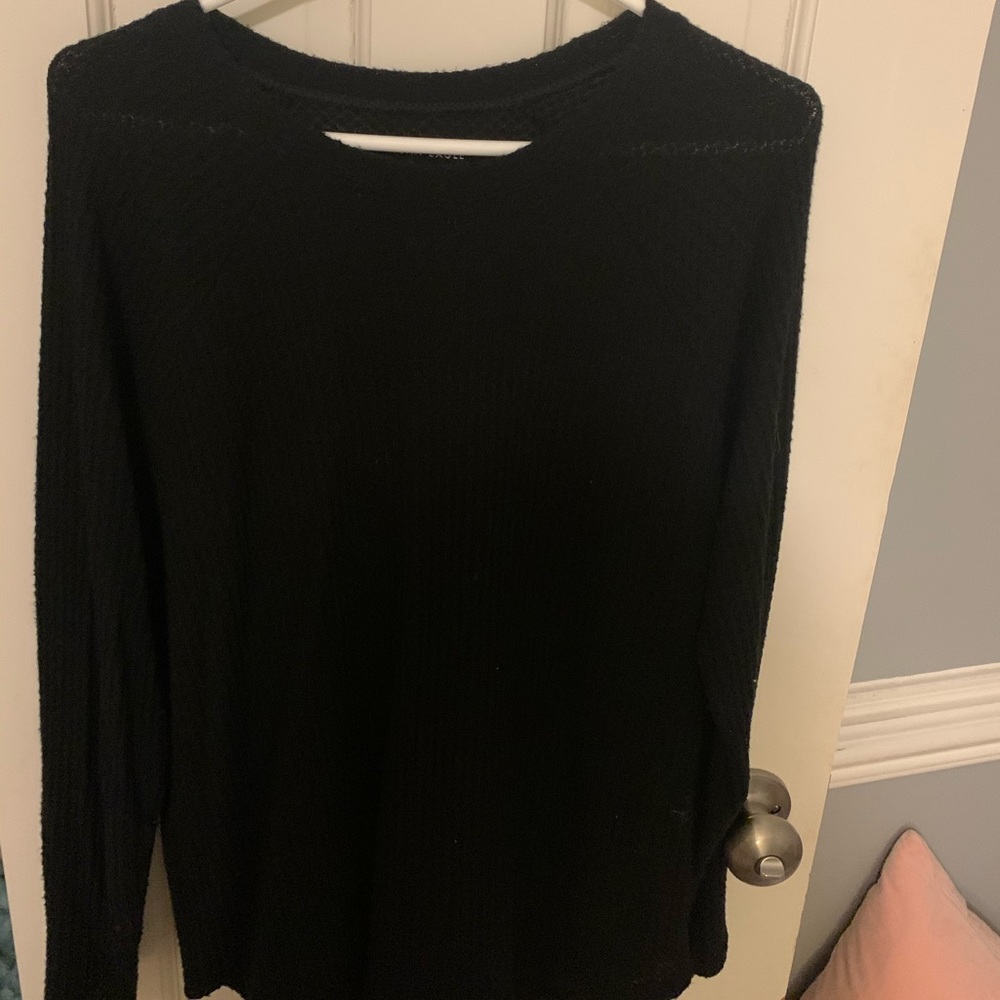 Black lightweight sweater